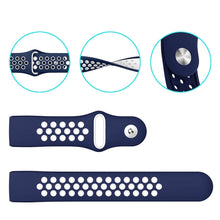 Load image into Gallery viewer, Fitbit Charge 3 Strap Sport Silicone (Navy/White)