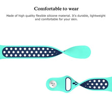 Load image into Gallery viewer, Fitbit Charge 3 Strap Sport Silicone (Mint/Navy)