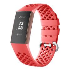 Load image into Gallery viewer, Fitbit Charge 3 Strap Sport Silicone (Red) - Red / Fitbit