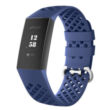 Load image into Gallery viewer, Fitbit Charge 3 Strap Sport Silicone (Navy) - Navy / Fitbit