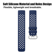 Load image into Gallery viewer, Fitbit Charge 3 Strap Sport Silicone (Navy) - Navy / Fitbit