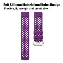 Load image into Gallery viewer, Fitbit Charge 3 Strap Sport Silicone (Purple) - Purple