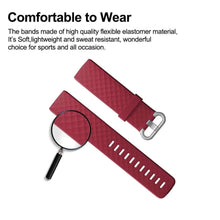 Load image into Gallery viewer, Fitbit Charge 3 Strap Classic Silicone (Maroon) - Maroon