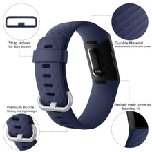 Load image into Gallery viewer, Fitbit Charge 3 Strap Classic Silicone (Navy) - Navy