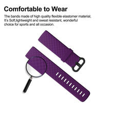 Load image into Gallery viewer, Fitbit Charge 3 Strap Classic Silicone (Purple) - Purple