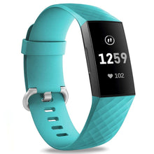 Load image into Gallery viewer, Fitbit Charge 3 Strap Classic Silicone (Turquoise)