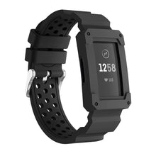 Load image into Gallery viewer, Fitbit Charge 3 Strap Rugged Case (Black) - Black / Fitbit