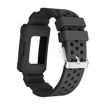 Load image into Gallery viewer, Fitbit Charge 3 Strap Rugged Case (Black) - Black / Fitbit