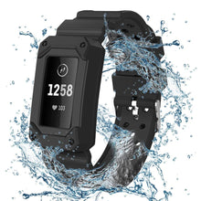 Load image into Gallery viewer, Fitbit Charge 3 Strap Rugged Case (Black) - Black / Fitbit