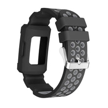 Load image into Gallery viewer, Fitbit Charge 3 Strap Rugged Case (Black/Grey) - Black/Grey
