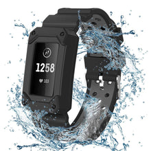 Load image into Gallery viewer, Fitbit Charge 3 Strap Rugged Case (Black/Grey) - Black/Grey