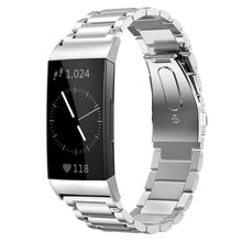 Load image into Gallery viewer, Fitbit Charge 3 Strap Steel Hocolike (Silver) - Silver
