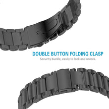 Load image into Gallery viewer, Fitbit Charge 3 Strap Steel Hocolike (Black) - Black
