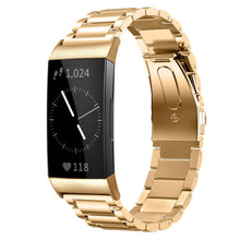 Load image into Gallery viewer, Fitbit Charge 3 Strap Steel Hocolike (Gold) - Gold / Fitbit