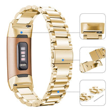 Load image into Gallery viewer, Fitbit Charge 3 Strap Steel Hocolike (Gold) - Gold / Fitbit