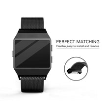 Load image into Gallery viewer, Fitbit Ionic Strap Milanese Loop (Black) - Black / Fitbit