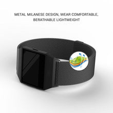Load image into Gallery viewer, Fitbit Ionic Strap Milanese Loop (Black) - Black / Fitbit