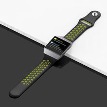 Load image into Gallery viewer, Fitbit Ionic Strap Sport Silicone (Black/Volt) - Black/Volt