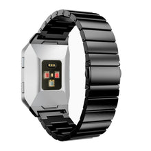 Load image into Gallery viewer, Fitbit Ionic Strap Steel Link Bracelet (Black) - Black
