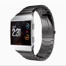 Load image into Gallery viewer, Fitbit Ionic Strap Steel Link Bracelet (Black) - Black