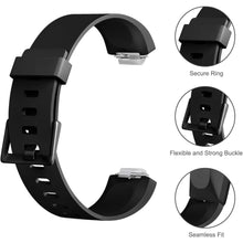 Load image into Gallery viewer, Fitbit Inspire Strap - Black / Fitbit Inspire / Silicone