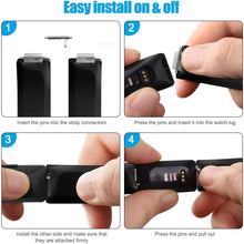 Load image into Gallery viewer, Fitbit Inspire Strap - Black / Fitbit Inspire / Silicone