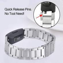 Load image into Gallery viewer, Fitbit Inspire Strap Steel Hocolike (Silver) - Silver