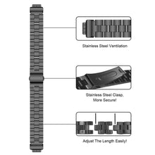 Load image into Gallery viewer, Fitbit Inspire Strap Steel Hocolike (Black) - Black