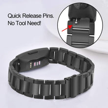 Load image into Gallery viewer, Fitbit Inspire Strap Steel Hocolike (Black) - Black
