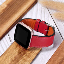 Load image into Gallery viewer, Fitbit Versa Strap PU Leather (Red) - Red / Fitbit Versa