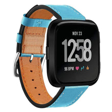 Load image into Gallery viewer, Fitbit Versa Strap PU Leather (Blue) - Blue / Fitbit Versa