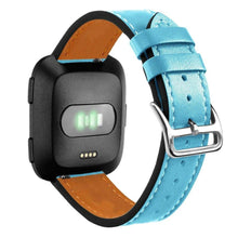 Load image into Gallery viewer, Fitbit Versa Strap PU Leather (Blue) - Blue / Fitbit Versa