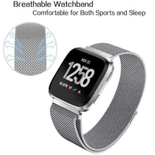Load image into Gallery viewer, Fitbit Versa Strap Milanese Loop (Silver) - Silver / Fitbit