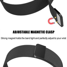 Load image into Gallery viewer, Fitbit Versa Strap Milanese Loop (Black) - Black / Fitbit