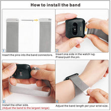 Load image into Gallery viewer, Fitbit Versa Strap Milanese Loop (Silver) - Silver / Fitbit