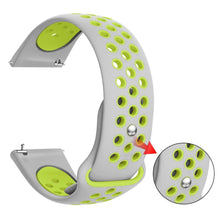 Load image into Gallery viewer, Fitbit Versa Strap Sport Silicone (Silver/Volt)