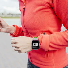 Load image into Gallery viewer, Fitbit Versa Strap Sport Silicone (Silver/Volt)