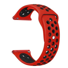 Load image into Gallery viewer, Fitbit Versa Strap Sport Silicone (Red/Black) - Red/Black