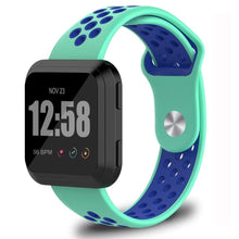 Load image into Gallery viewer, Fitbit Versa Strap Sport Silicone (Mint/Navy) - Mint/Navy