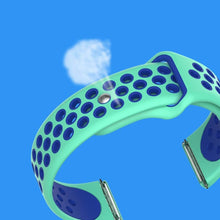 Load image into Gallery viewer, Fitbit Versa Strap Sport Silicone (Mint/Navy) - Mint/Navy