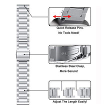 Load image into Gallery viewer, Fitbit Versa Strap Steel Hocolike (Silver) - Silver
