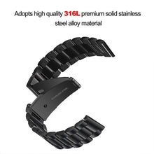 Load image into Gallery viewer, Fitbit Versa Strap Steel Hocolike (Black) - Black / Fitbit