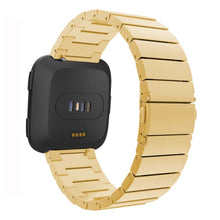 Load image into Gallery viewer, Fitbit Versa Strap Steel Link Bracelet (Gold) - Gold