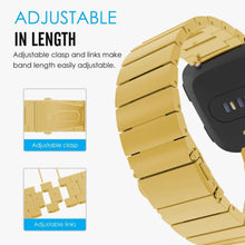 Load image into Gallery viewer, Fitbit Versa Strap Steel Link Bracelet (Gold) - Gold