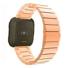 Load image into Gallery viewer, Fitbit Versa Strap Steel Link Bracelet (RoseGold)