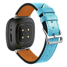 Load image into Gallery viewer, Fitbit Versa 3 Strap PU Leather (Blue) - Blue / Fitbit