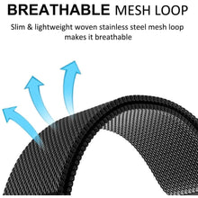 Load image into Gallery viewer, Fitbit Versa 3 Strap Milanese Loop (Black) - Black / Fitbit