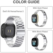 Load image into Gallery viewer, Fitbit Versa 4 Strap - Fitbit Versa 4 / Stainless Steel
