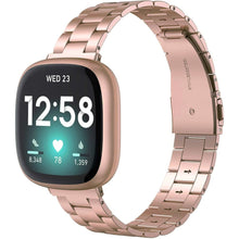 Load image into Gallery viewer, Fitbit Versa 3 Strap Steel Hocolike (RoseGold) - RoseGold
