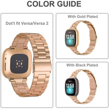 Load image into Gallery viewer, Fitbit Versa 3 Strap Steel Hocolike (RoseGold) - RoseGold